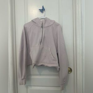 Lululemon half zip pink jacket